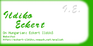 ildiko eckert business card